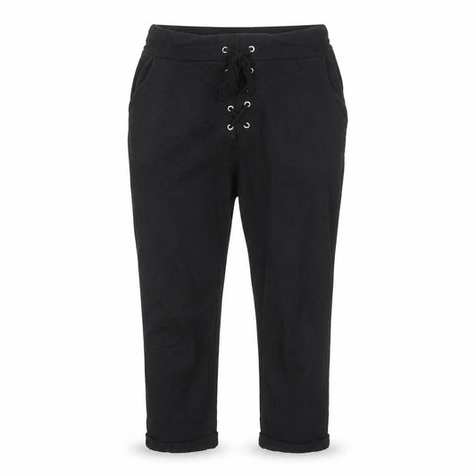 Womens UK Size 28 Zara Relaxed Fit Jogger Black Trousers