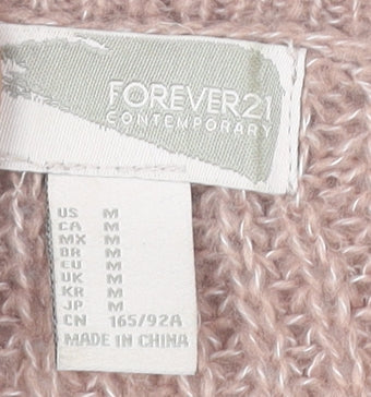 Womens UK Size M FOREVER 21 Beige Pullover Jumper