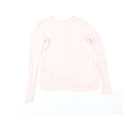 Womens UK Size 12 Marks and Spencer Pink Pullover Jumper