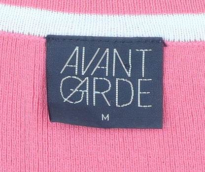 Avant Garde Women's Pink Wrap Top, Size M, Casual