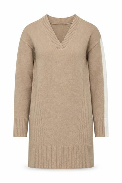 Womens UK Size 6 NEXT Beige Tunic Jumper
