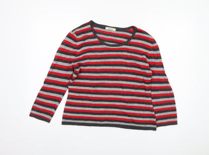 Womens UK Size M Precis Multicoloured Pullover Jumper