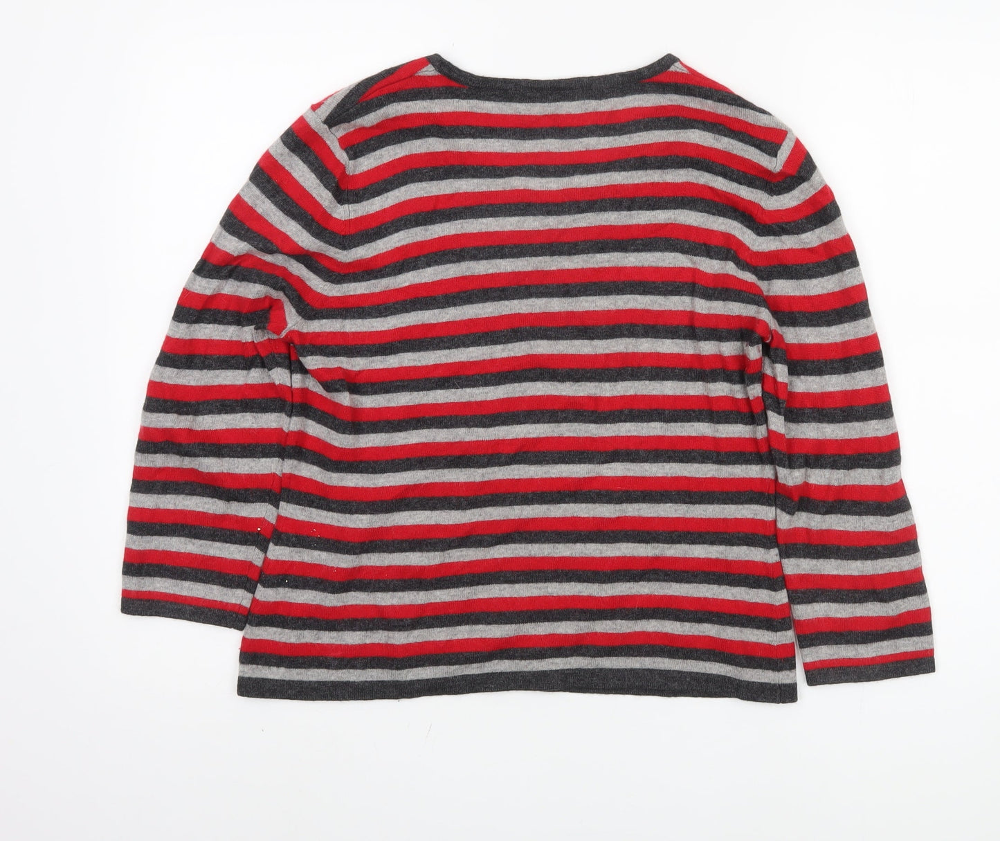 Womens UK Size M Precis Multicoloured Pullover Jumper