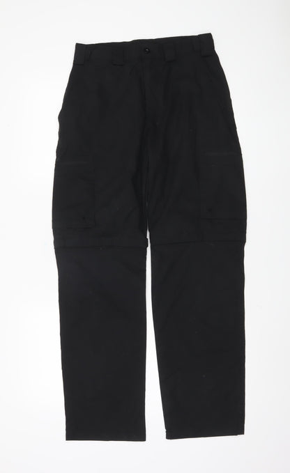 Mountain Warehouse Men's Black Cargo Trousers S