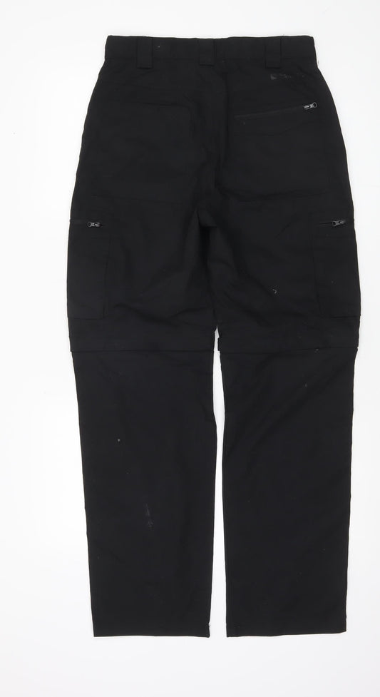 Mountain Warehouse Men's Black Cargo Trousers S