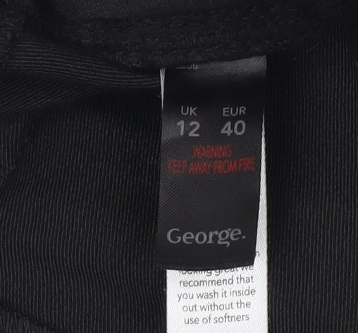 George Women's Black Skinny Jeans Size 12
