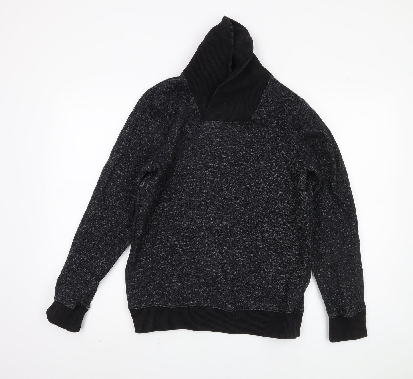 Mens UK Size S H&M Black Pullover Sweatshirt