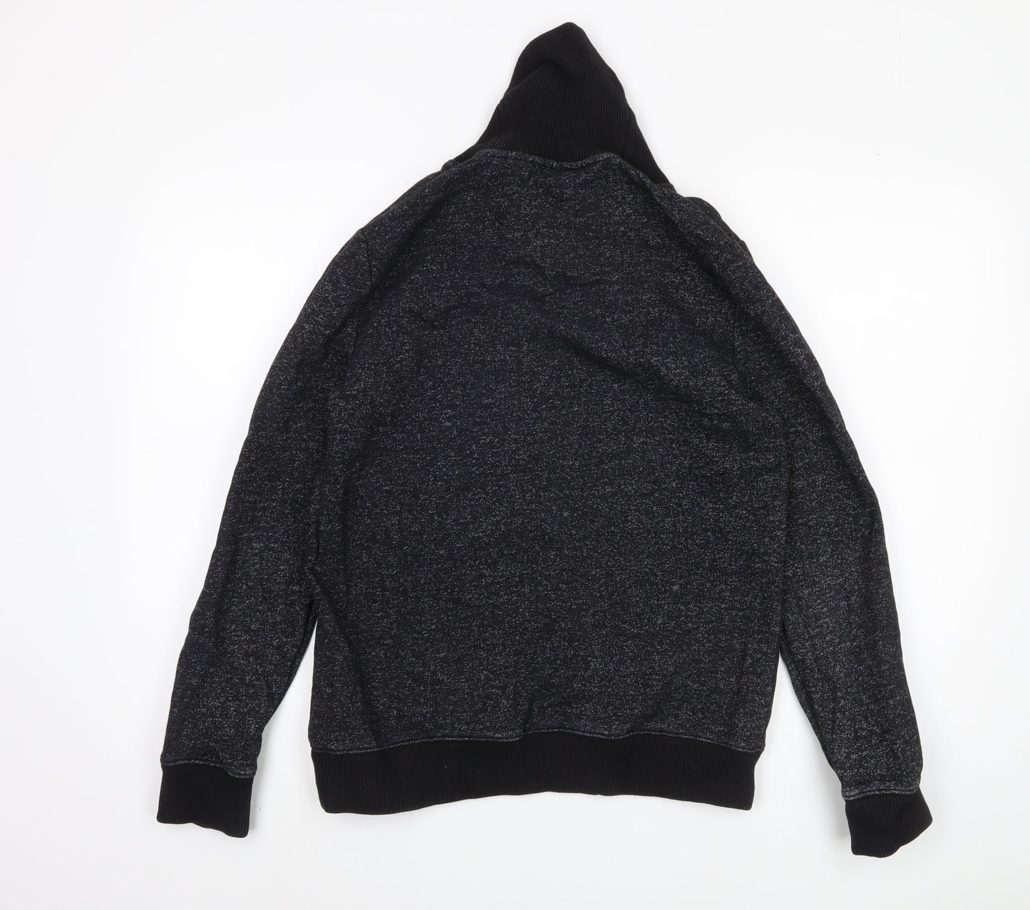 Mens UK Size S H&M Black Pullover Sweatshirt