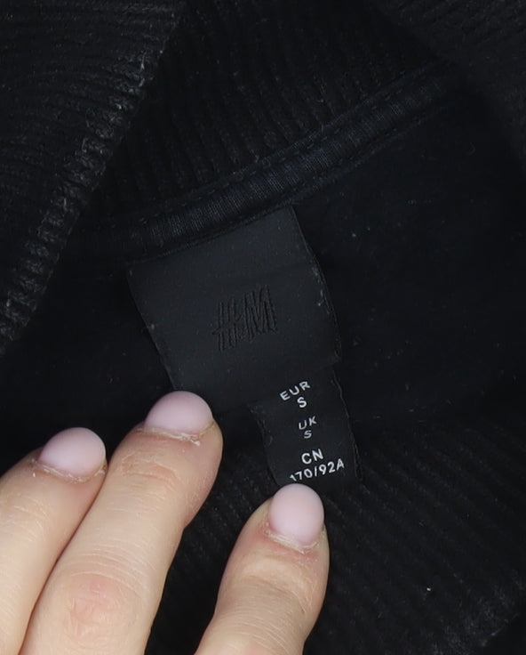 Mens UK Size S H&M Black Pullover Sweatshirt