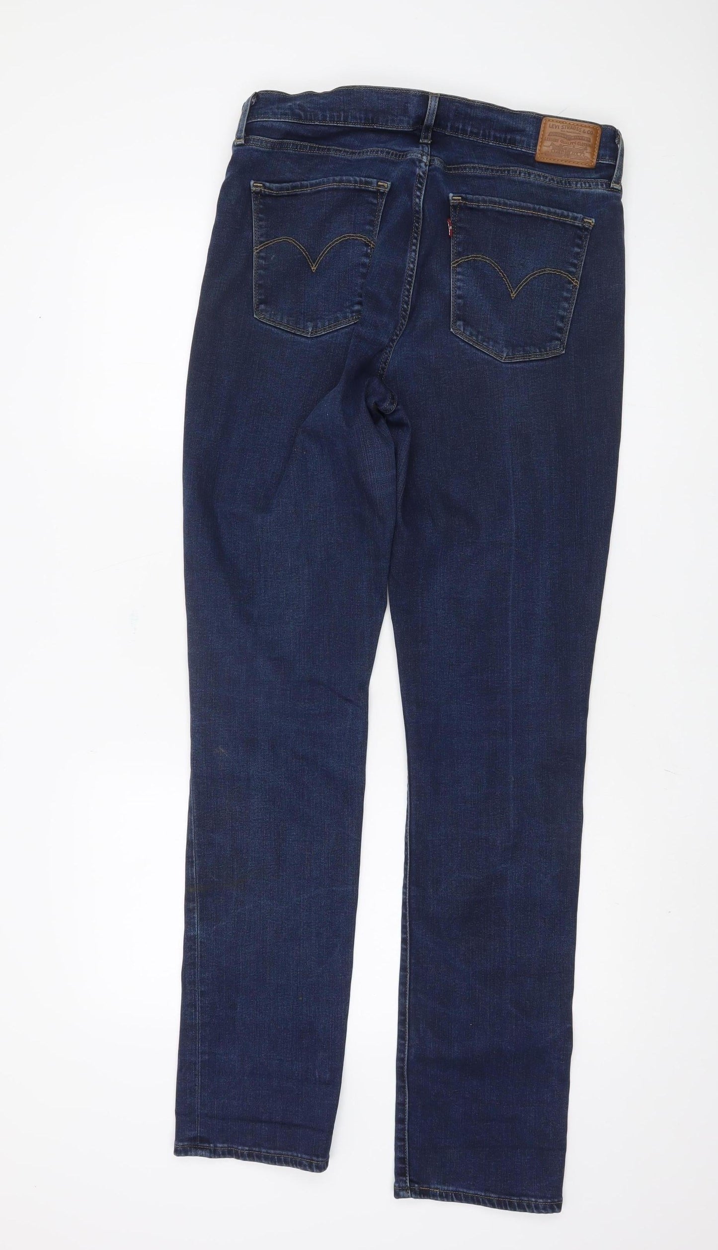 Levi Strauss & Co. Women Blue 32 Straight Jeans