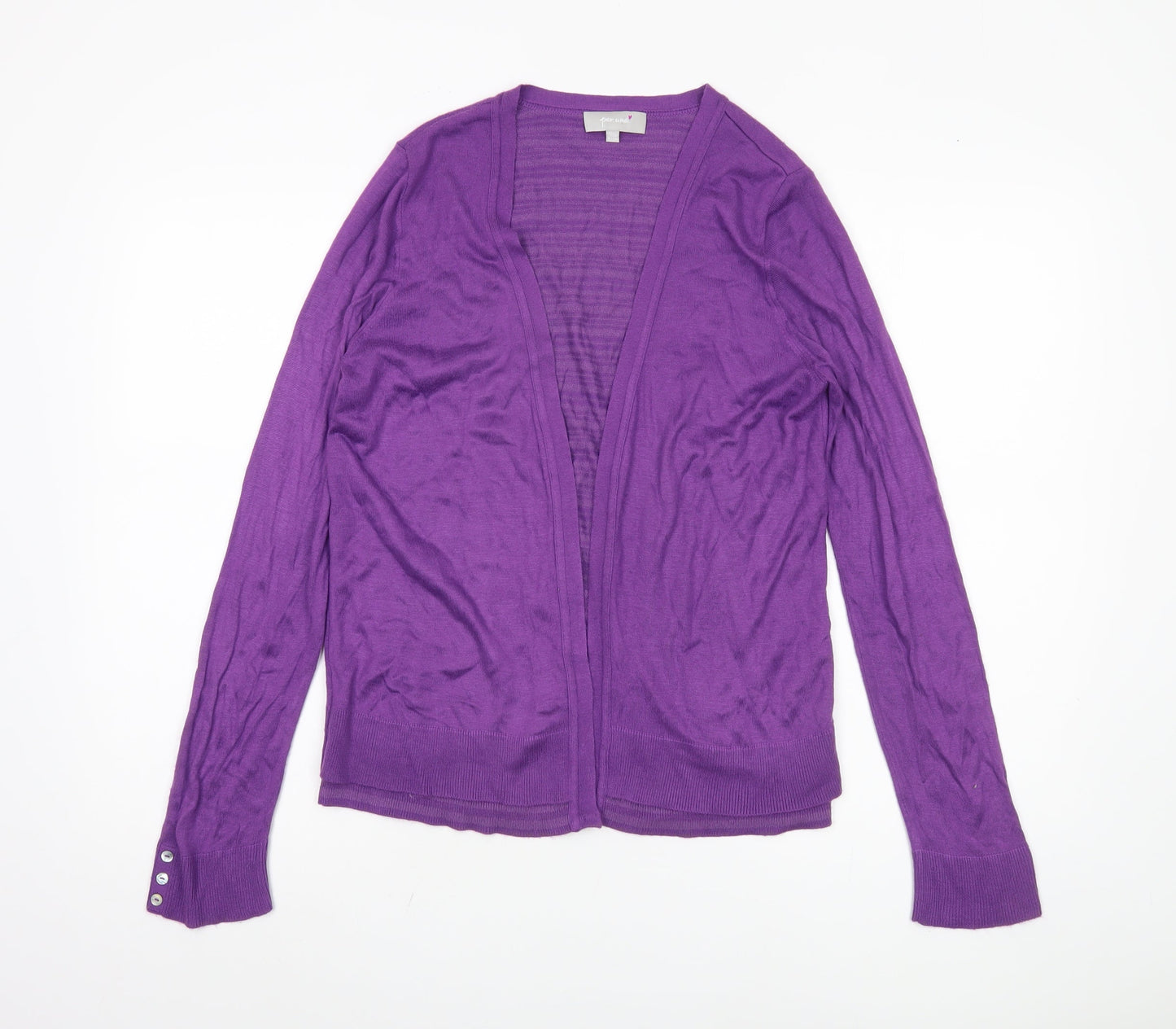 Womens UK Size 12 Marks and Spencer Purple Cardigan Jumper