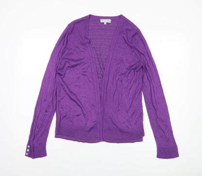 Womens UK Size 12 Marks and Spencer Purple Cardigan Jumper