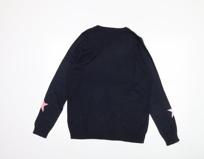 Womens UK Size M Dorothy Perkins Blue Pullover Jumper