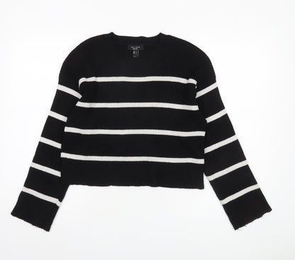 Womens UK Size L New Look Black Pullover Jumper