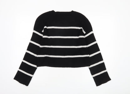 Womens UK Size L New Look Black Pullover Jumper