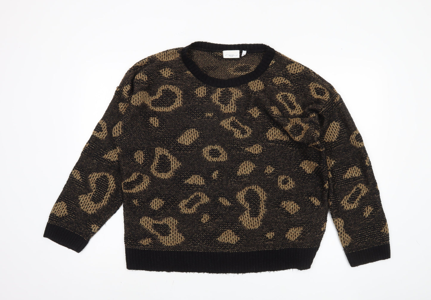 Womens UK Size 14 New Look Black Pullover Jumper