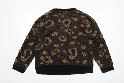 Womens UK Size 14 New Look Black Pullover Jumper