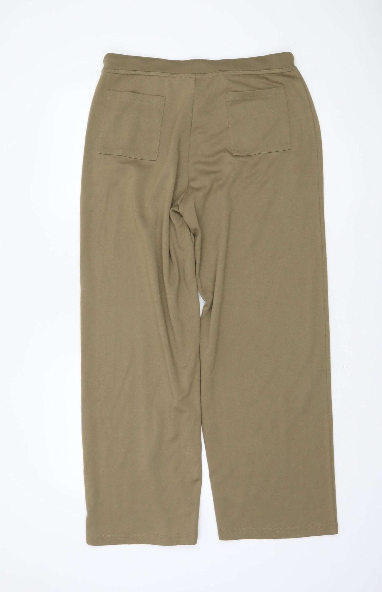 TIGI Wear Beige Women's Jogger Trousers, L - Relaxed Style