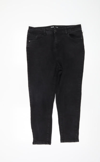 George Women's Black Skinny Jeans Size 14