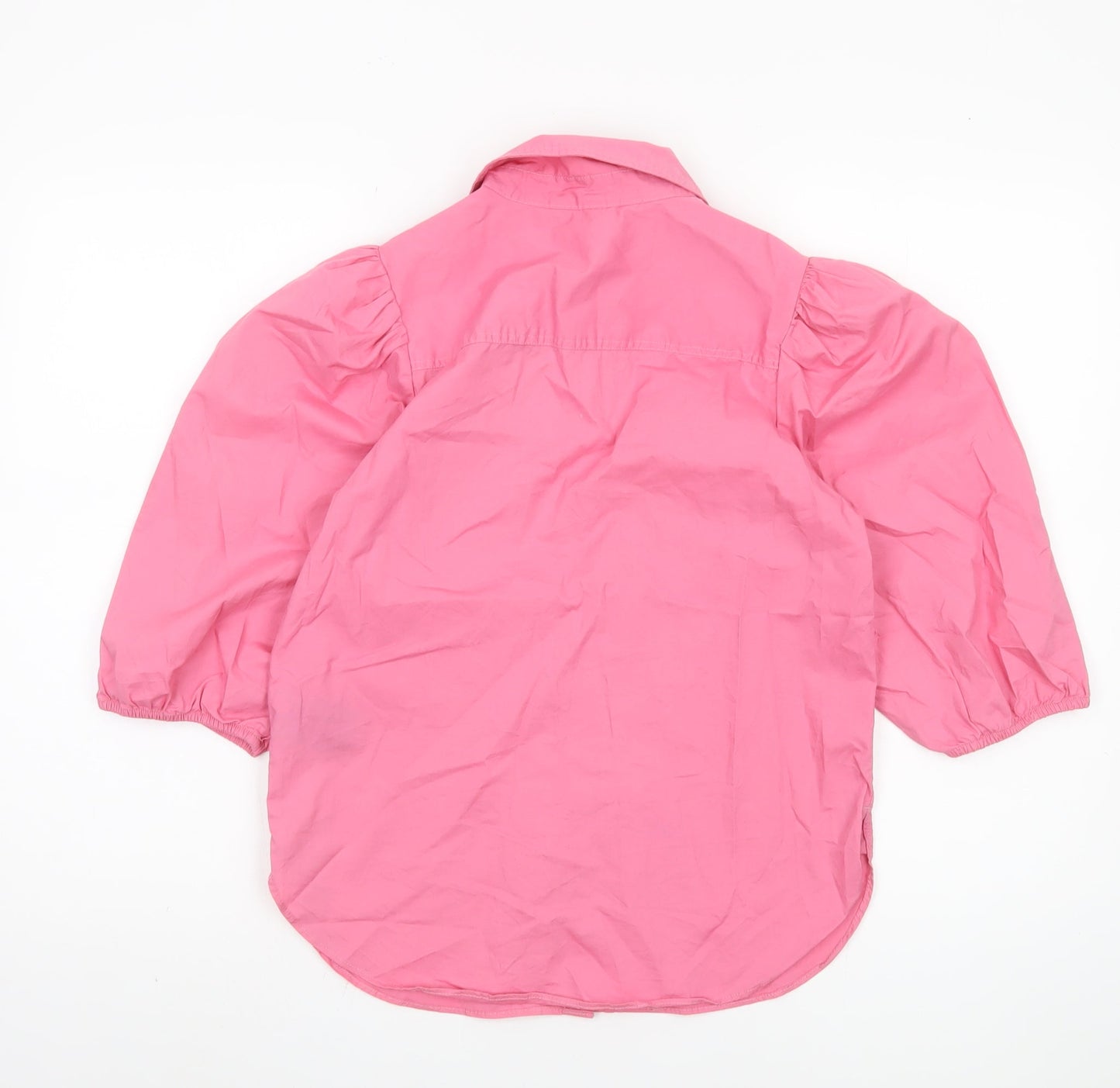 Womens UK Size XS H&M Pink  Button-Up