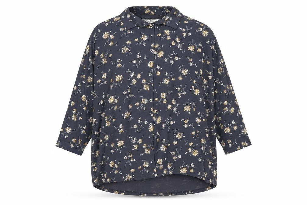 Womens UK Size 10 Fat Face Blue  Button-Up