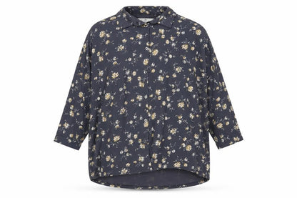 Womens UK Size 10 Fat Face Blue  Button-Up