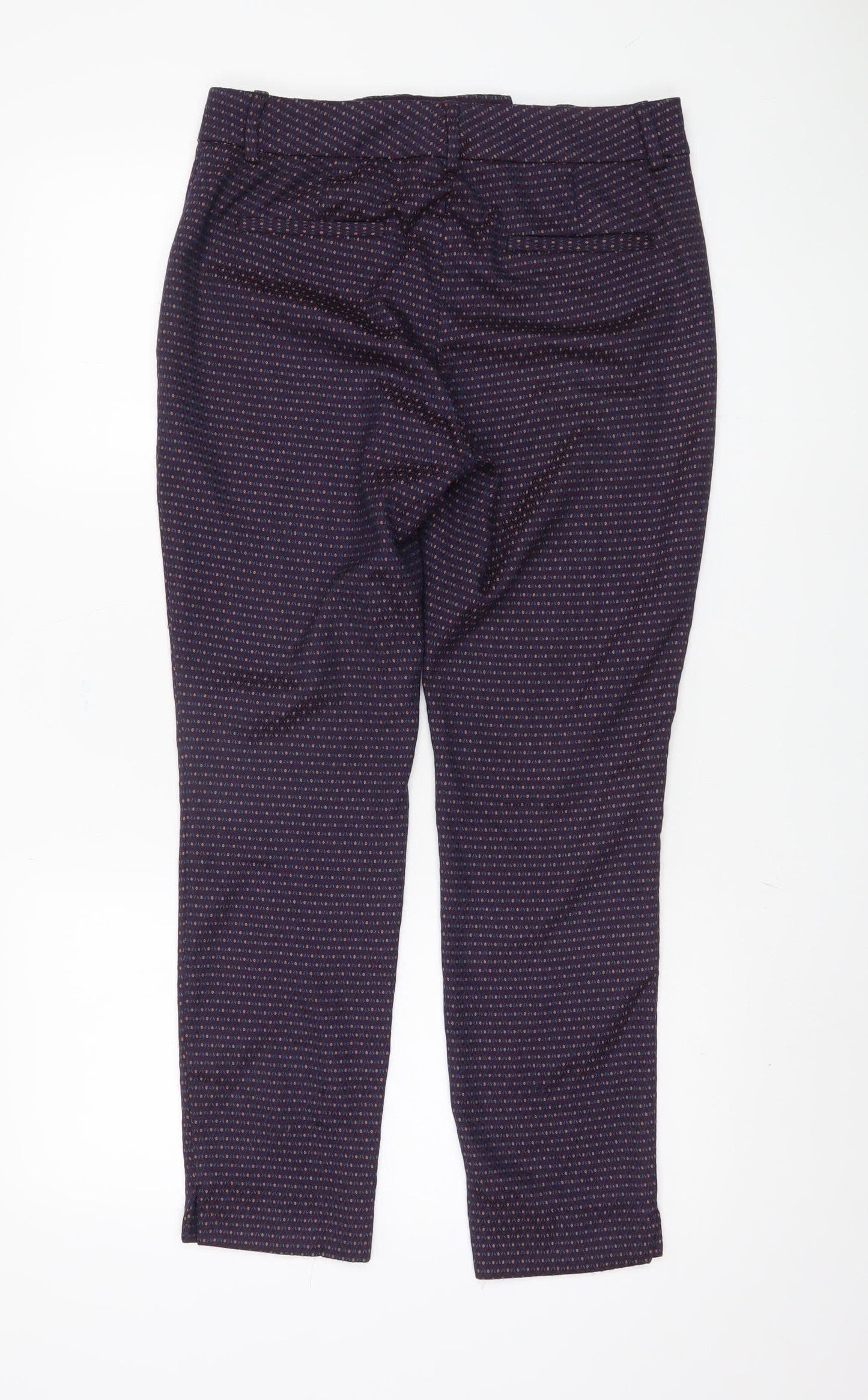 Womens UK Size 10 NEXT Regular Fit Casual Multicoloured Trousers