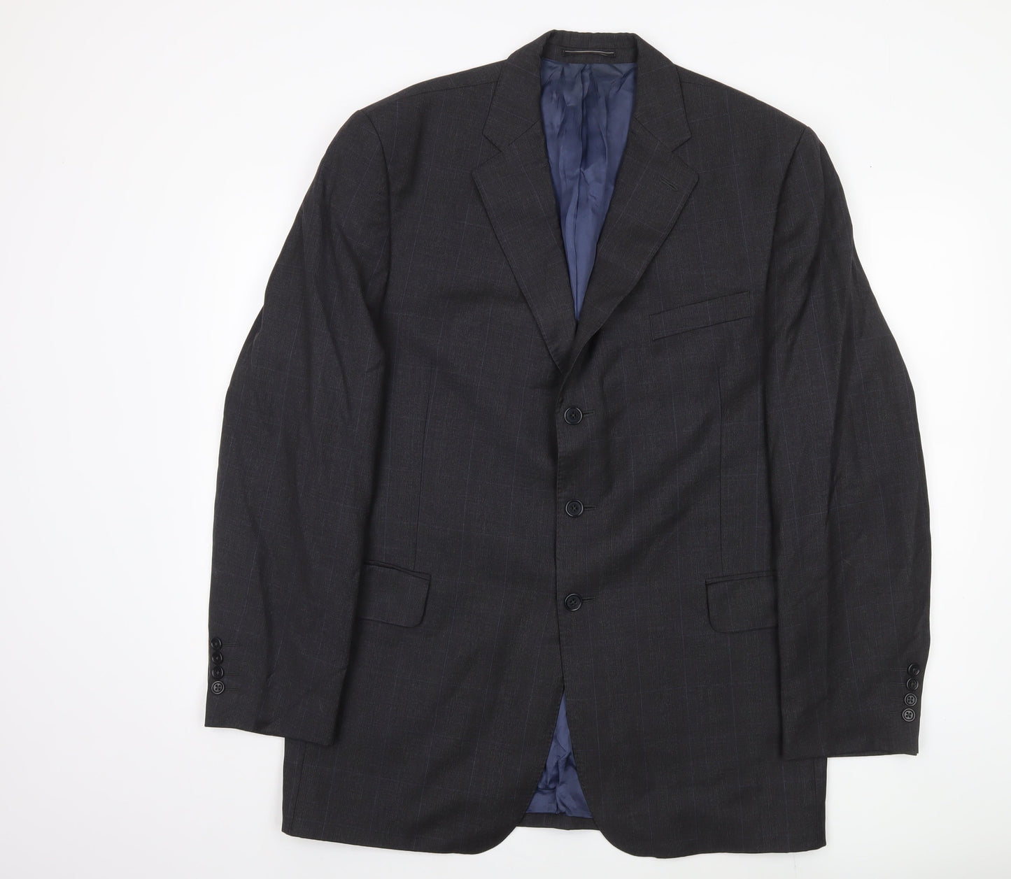 Mens UK Size 46 Reda Regular Grey Suit Jacket