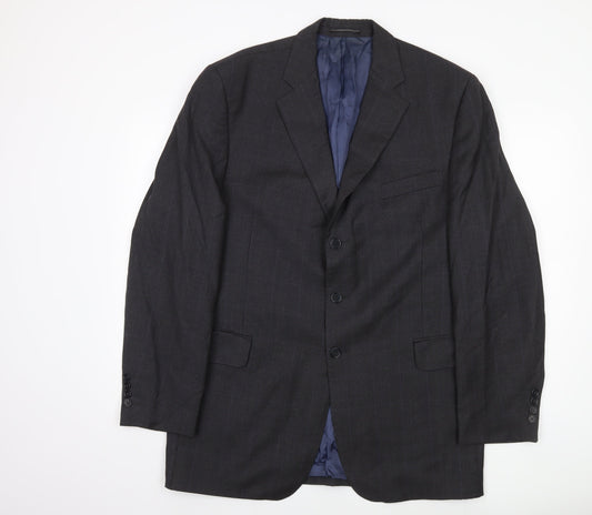 Mens UK Size 46 Reda Regular Grey Suit Jacket