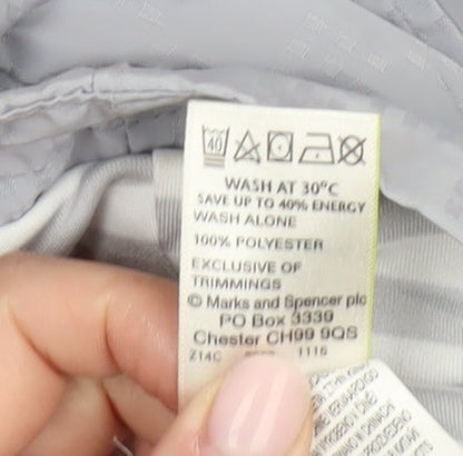 Marks and Spencer Women's Grey Basic Jacket Size 14