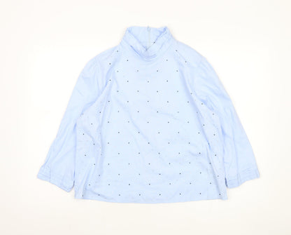 Womens UK Size 12 Zara Blue Basic Blouse