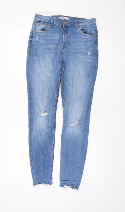 Primark Women's Blue Skinny Jeans Size 10