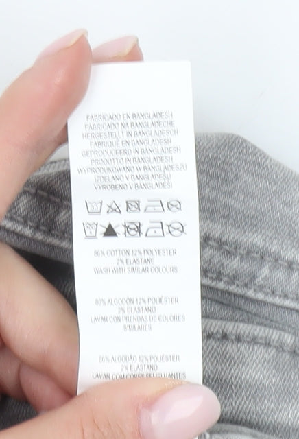 Denim Co Women's Grey Skinny Jeans Size 10