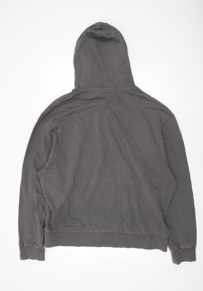 Mens UK Size XL COLLUSION Grey Pullover Hoodie