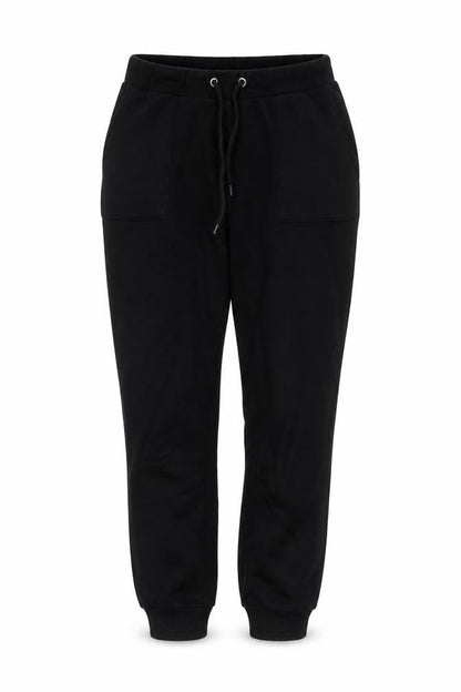 Womens UK Size S NA-KD Regular Fit Jogger Black Trousers