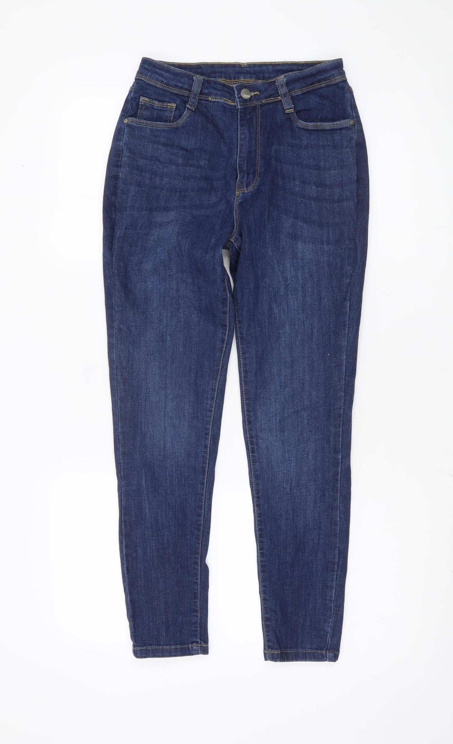 Kraus Women's Blue Skinny High-Rise Jeans Size 10
