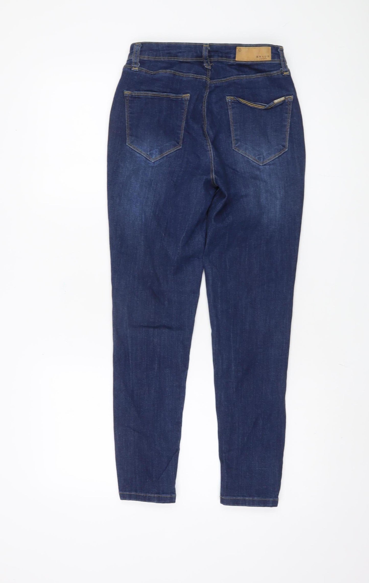 Kraus Women's Blue Skinny High-Rise Jeans Size 10