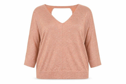 Womens UK Size 14 Marks and Spencer Orange Pullover Jumper