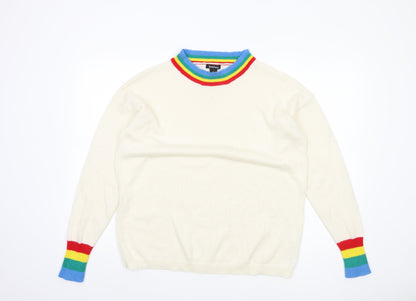 Boohoo Womens Multicoloured L Pullover Jumper