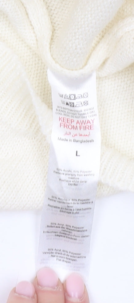 Boohoo Womens Multicoloured L Pullover Jumper