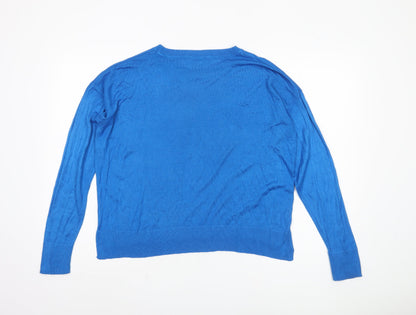 Womens UK Size 12 Dorothy Perkins Blue Pullover Jumper