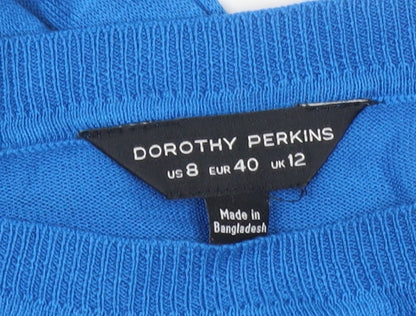 Womens UK Size 12 Dorothy Perkins Blue Pullover Jumper