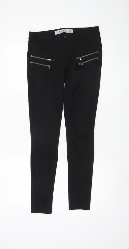 Denim Co. Women's Black Jegging Trousers, Size 8