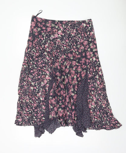 Marks and Spencer Women's Floral Long A-Line Skirt, Size 14
