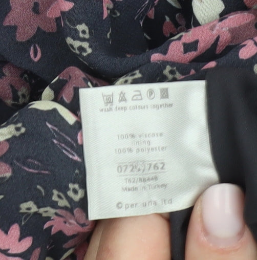 Marks and Spencer Women's Floral Long A-Line Skirt, Size 14