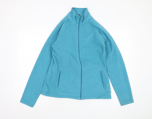 Mountain Warehouse Women's Blue Fleece Jacket Size 10