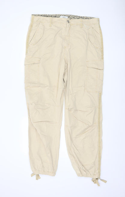 Womens UK Size 18 Marks and Spencer  Cargo Beige Trousers