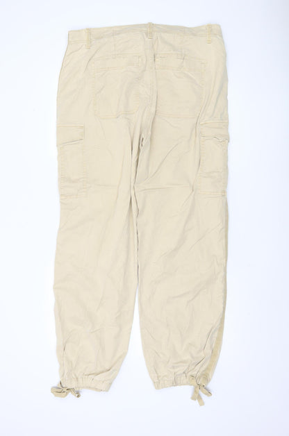 Womens UK Size 18 Marks and Spencer  Cargo Beige Trousers
