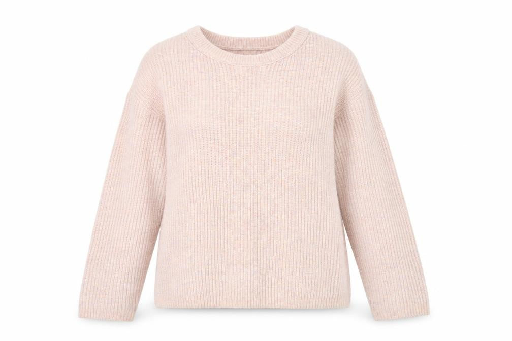 Marks and Spencer Women's Beige Knit Pullover Jumper - S
