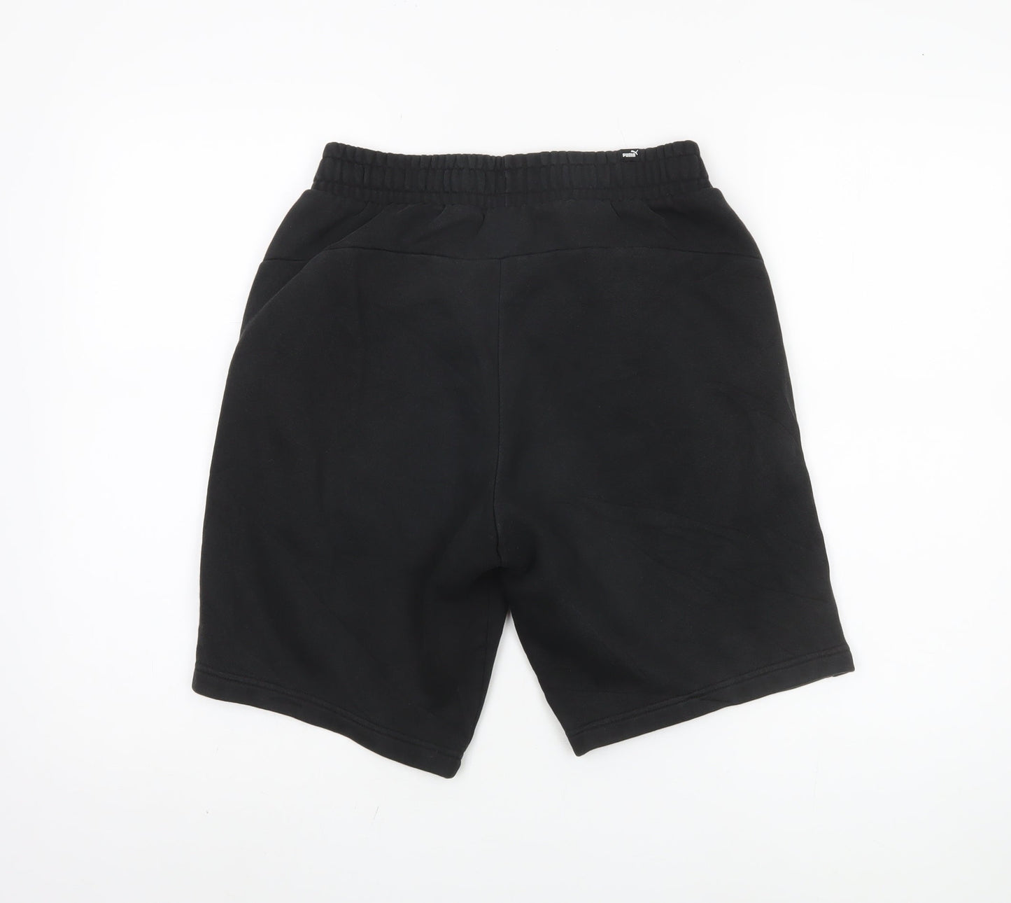 Puma Men's Black Shorts S Elastic Waist Sports Style